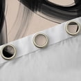 thumbnail image 4 of Castle Fairy Stripes Black Out Curtains,Black White Curtains Pack of 2 (42x63 Each), 4 of 6