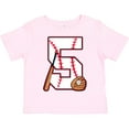 thumbnail image 3 of Inktastic Baseball Fifth Birthday Five Years Old Boys or Girls Toddler T-Shirt, 3 of 5