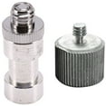 thumbnail image 2 of 1Pcs 5/8 Inch Female To 1/4 Inch Male Microphone Stand Adapter & 3Pcs 1/4 Inch 3/8 Inch Tripod To Light Stand Adapter,Silver, 2 of 7