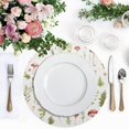 thumbnail image 4 of Ryvnso Mushrooms and Leaves Round Plate Mats Dining Table Placemat Set of 4 for Holiday Decoration, 4 of 7
