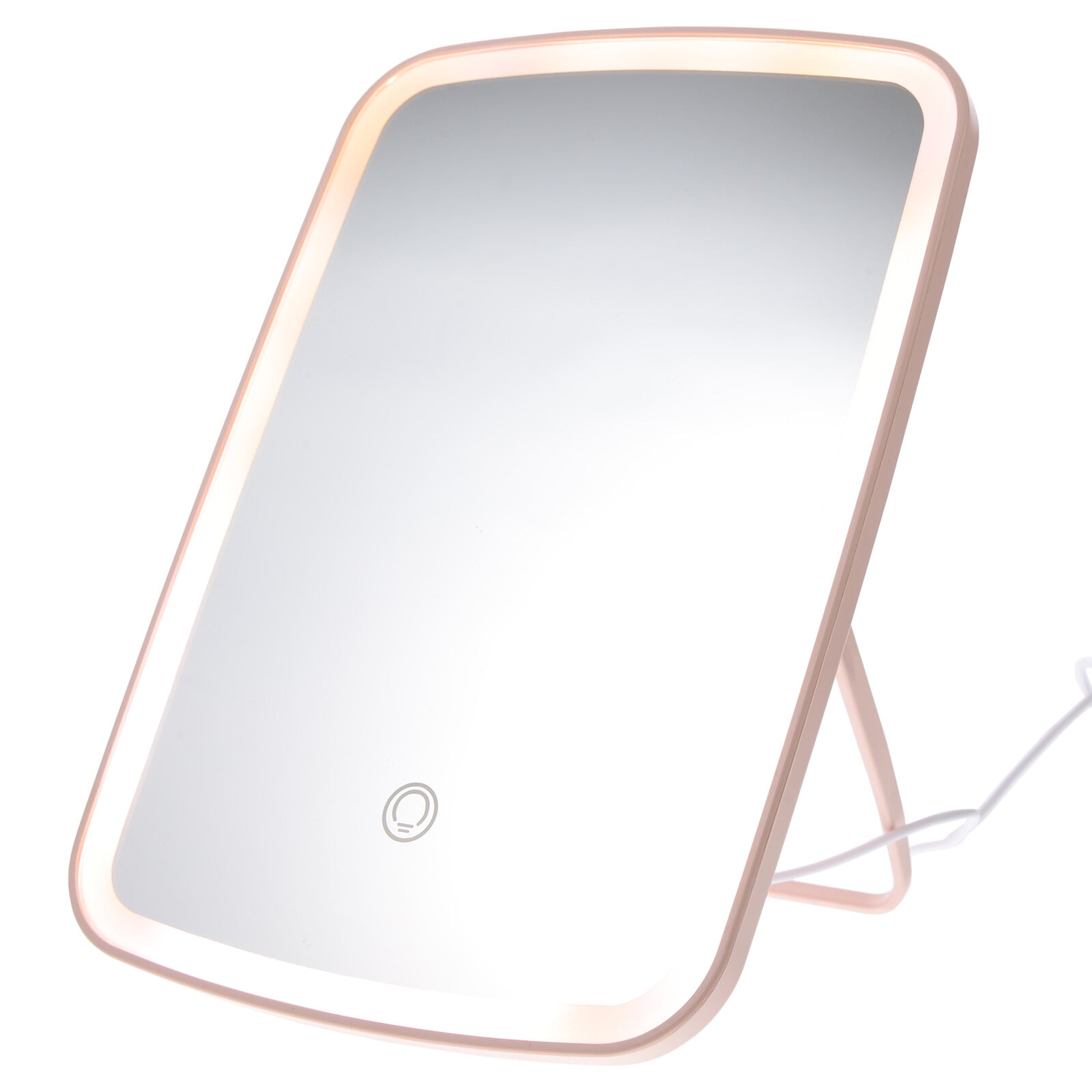 Folding LED Makeup Mirror Adjustable Light Mirror Women Dimmable Vanity