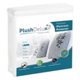 thumbnail image 1 of Protector de colchón PlushDeluxe Twin-XL de algodón impermeable, 1 of 7