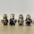 thumbnail image 7 of ICERUN 4Pcs Garden Gnomes,Resin Knight with Axe Sculpture Garden Decorations,Guardian Imagery Lawn Ornaments,Style1, 7 of 7