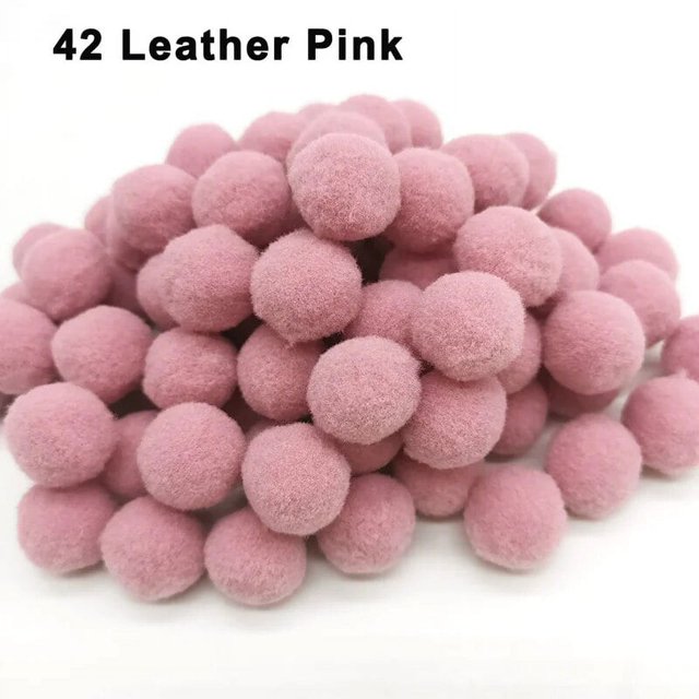 Pompones suaves de 8/10/15/20/25/30MM, pompones de felpa esponjosos, manualidades DIY, bola de pompón para decoración navideña para el hogar, suministros de costura