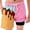 czb# Hot Pink205, variant on Boys Swim Trunks High Waist Drawstring Gradient Color Wide Leg Upf 50 Sun Protection Liner Two Layer Comfortable Soft Beach Pool Shorts Swimwear Summer Fashionable Bottoms,Blue,9-10 Years