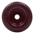 thumbnail image 3 of koolsoo Wood Trimming Carving Shaping Disc Grinding Wheel, High ,Efficient&Quickly Remove Residue-4 Inch (100mm) Red, 100mm Red, 3 of 6