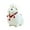 White, variant on Horse Stuffed Animal Toy Big Belly Sitting Pony Plush Doll Toy(Brown-33cm)#9026