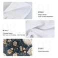 thumbnail image 4 of Haosy 2 Pack Kitchen Wash Cloths with Hanging Loops Absorbent Absorbent Quick Drying Hand Towels, Golden Retriever Flower Pattern, 4 of 7