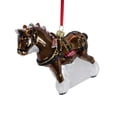 thumbnail image 1 of Budweiser Glass Clydesdale Ornament, 1 of 1