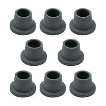 8 Pack 1-1/8" Rubber Tubing Tips for Bath Chair Replacement, Ideal for Shower Bench and Stool, Non-Slip Suction Cup Feet