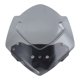 thumbnail image 1 of Parabrisas ABS para motocicleta - Deflector de viento delantero para parabrisas de motocicleta gris claro, 1 of 3