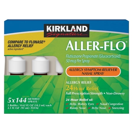 K.S.Signature Aller-Flo Fluticasone 50 Mcg Allergy Spray, 720 Sprays | Compare To Flonase Active Ingredients