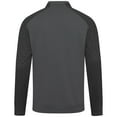 thumbnail image 3 of Men's Levelwear Charcoal Chicago Blackhawks Aztec Insignia Core Quarter-Zip Pullover Top, 3 of 3