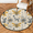 Multicolour 1, variant on CURLYOOT Round Rug 3ft Vintage Bee Area Rug, Washable Circle Mat Non Slip Floor Carpet Mat, Wild Flower Floral Soft Indoor Rugs for Entryway Living Room Dining Room Bedroom