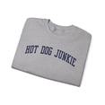 thumbnail image 3 of Hot Dog Sweatshirt Gifts Crew Neck Shirt Long Sleeve Unisex, 3 of 7