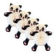 thumbnail image 1 of Bandas decorativas para pelo DonaPanda 4Pzas Panda Blanco/Negro Felpa Elástica., 1 of 3
