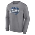 thumbnail image 2 of Men's Fanatics Gray Chicago Cubs Simplicity Pullover Sweatshirt, 2 of 3