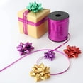 thumbnail image 2 of Bienvenido 500 yardas cinta rizada plateada brillante metálica globo rollo de cuerda cinta de envoltura de regalo para fiesta festival arte artesanía decoración floristería flores decoración, 2 of 4