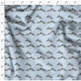 thumbnail image 4 of Soimoi Blue Silk Fabric Mountain Nature Print Fabric by the Yard 42 Inch Wide, 4 of 6
