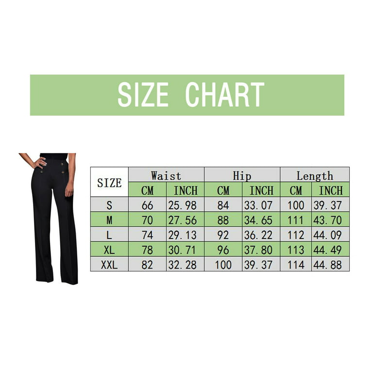 Straight Leg Corduroy Pants Womens Womens Business Casual Pants Size 2  Pants Solid Waisted Fashion Cut Boot Legs Trousers High Casual Women Loose