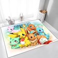 thumbnail image 1 of Cartoon Pikachu Floor Rug Soft Door Mat Anti-slip Living Bedroom Carpet Soft New, 1 of 3