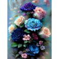 thumbnail image 1 of Pintura de diamante 5D DIY Taladro redondo completo Kit de rosas Decoración del hogar Artesanía (NH3368) Hugtrwg Para estrenar, 1 of 9
