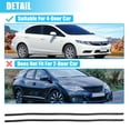 thumbnail image 4 of Tiras de sellado de automóviles Unique Bargains 2 piezas para Honda Civic 2012-2015 negro, 4 of 7