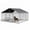 L3.05*W3.05*H1.8 m, variant on Heavy-Duty Outdoor Dog Kennel with Galvanized Steel Wire Enclosure, Waterproof Canopy Roof and Lockable Access Door