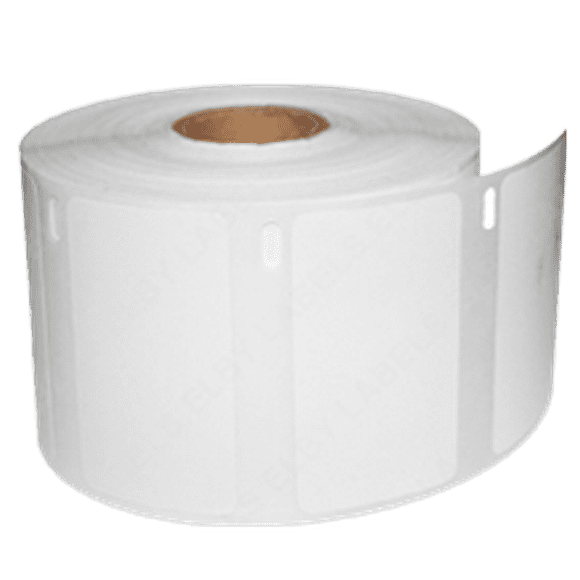 Zoomtoner Compatible DYMO 30334 Multipurpose Labeling Tape Labels 1-1/4" x 2-1/4" White Roll of 1000