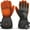 Black, variant on Winter Heated Gloves for Work - Durability Gloves with Grip, Impact-Resistant Rubber Back Insulated Work Gloves