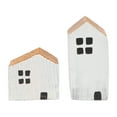 thumbnail image 1 of 2pcs Home Scene Layout Prop Desktop House Adornment Wooden House Decor, 1 of 5