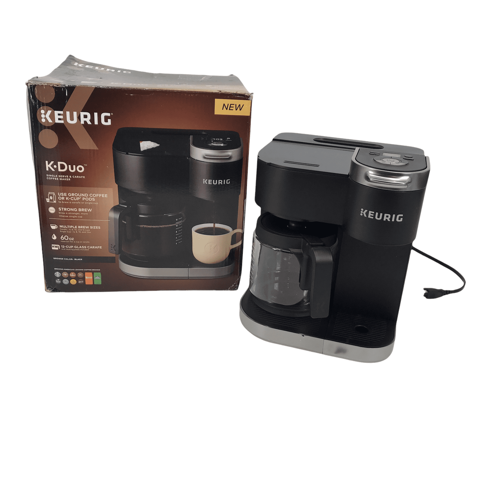 Keurig KDuo Special Edition Coffee Maker Black/Silver atelieryuwa