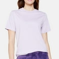 thumbnail image 3 of Oversized Unisex Lane Seven Ring Spun Combed Cotton Short Sleeve Deluxe Jersey T-Shirt - Lilac XL, 3 of 4