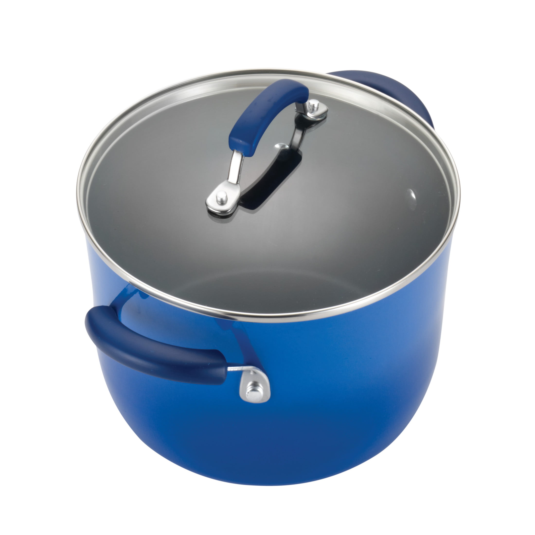  Rachael Ray Brights Nonstick Cookware Pots and Pans Set, 14  Piece, Blue Gradient: Home & Kitchen