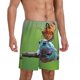 thumbnail image 2 of Fotbe Butterfly Landing On Head Dumpy Frog Pantalones Cortos de Pijama para Hombre, Ropa de Dormir, Pantalones de Pijama Cortos para Hombre-Large, 2 of 6