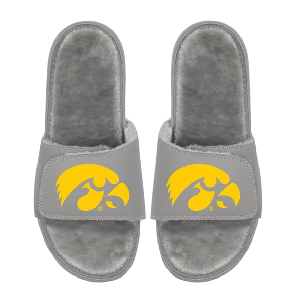 Unisex ISlide Iowa Hawkeyes Logo Fur Slide Sandals