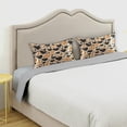thumbnail image 5 of GZHJMY Satin Pillowcase for Hair and Skin, Leopard Heart Cooling Pillow Case with Envelope Closure Soft Breathable Silk Satin Pillow Cover for Sleeping King Size 40x20 in Home Decor, 5 of 7