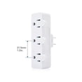 thumbnail image 4 of Cable Matters 2-Pack Spaced 3 Outlet Grounded Outlet Extender Wall Tap, 4 of 6