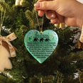 thumbnail image 4 of Acrylic Heart Ornament,Elephant Design Christmas Decor,Pawzity Elephant Ornaments - Elephants Christmas Ornament - Elephants Ornaments for Christmas Tree - Acrylic Hanging Ornament(Green), 4 of 8