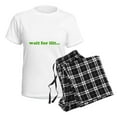 thumbnail image 4 of CafePress - Wait For Iiit... Women's Light Pajamas - Women's Short Sleeve Print T-Shirt and Pants Light Cotton Pajama Set, 4 of 7