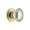 Polished Brass, variant on Grandeur Vers-Crys-Knob-Geo Versailles 1-3/8" Vintage Luxury Fluted Crystal Cabinet Knob -