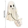 thumbnail image 7 of Ghost Walking Dog Statue,Halloween Ghost Walking Dog Statue,Ghost Walking His Ghost Dog Halloween Ghost Dog Statues Spooky Ghost Dog Halloween Figurine Home Tabletop Decorations,Halloween Figurines, 7 of 7