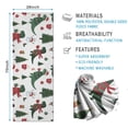 thumbnail image 2 of White Cartoon Christmas Dinosaurs Sweaters Pattern Hot Yoga Mat Towel Non Slip for Hot Yoga - Quick-Drying Yoga Mat Cover with 4 Corner Pockets with Travel Bag - Hot Yoga Towel Non Slip 74"x26", 2 of 6