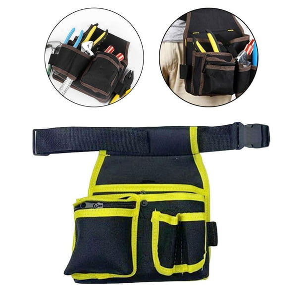 Cinturon de herramientas de carpintero impermeable para carpinteros bolsas de herramientas duraderas carpintero borde amarillo kusrkot Titular de la cintura de electricista Walmart en linea