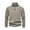 Green, variant on safuny Loose Fleece Tops for Men Fashion Solid Color Pullover Quarter Zipper Stand Collar Shirts Relaxed Outwear Casual Sweatshirts Long Sleeve Tees Fall Brown L