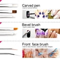 thumbnail image 3 of Kit d'Outils pour Nail Art - Kit de Design d'Ongles avec Brosses et Outils de Pointillage, 3 of 4