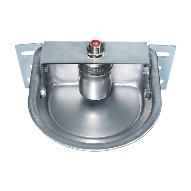 Tazón automático de agua dispener multifuncional práctica pesada resistente acero inoxidable agua de agua para cabras de lechón para perros