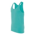 thumbnail image 2 of Bella Canvas  womens Jersey Tank Top (3480) Teal xs, 2 of 5