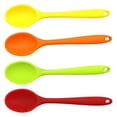thumbnail image 7 of Silicone Mixing Spoon,Heat Resistant Colored Mixing Spoon,Non-stick Basting Spoon for Kitchen Cooking,Mixing,Baking,Serving,Stirring,Food Grade High Temperature Resistant Silicone Spoon,Yellow,10.62", 7 of 7