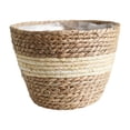 thumbnail image 1 of maceta tejida, cesta para flores naturales, cesta para plantas, cesta tejida natural, 1 of 5